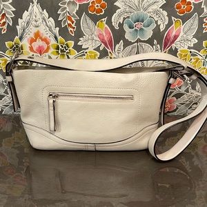 Coach Pebbled Leather Handbag with Shoulder Strap
